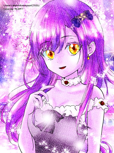 星川様のアメジスト♡塗らせて頂きました♡