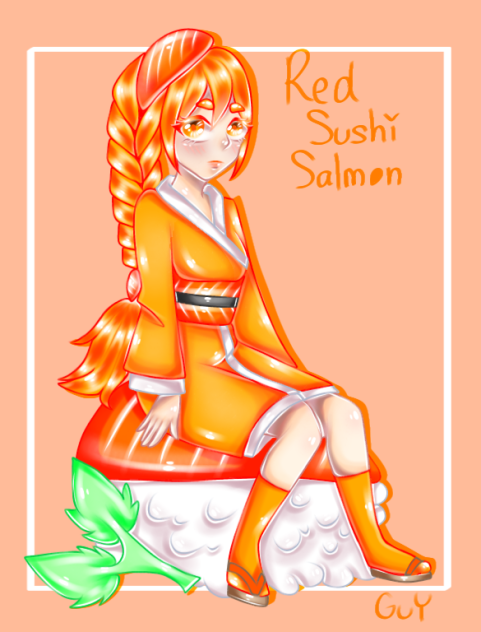 Red Sushi Salmon Chan♥
