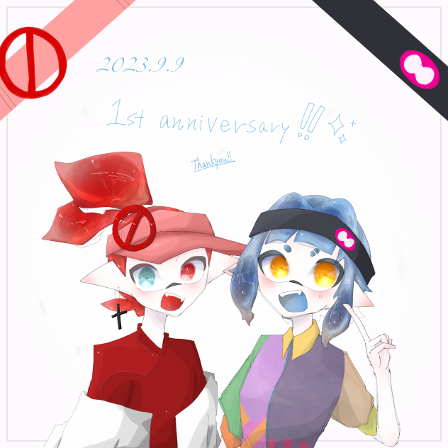 1周年ー！！！！！！！！🎉🎉