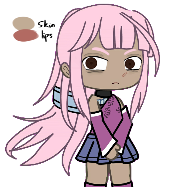put some make up on collab - ibisPaint
