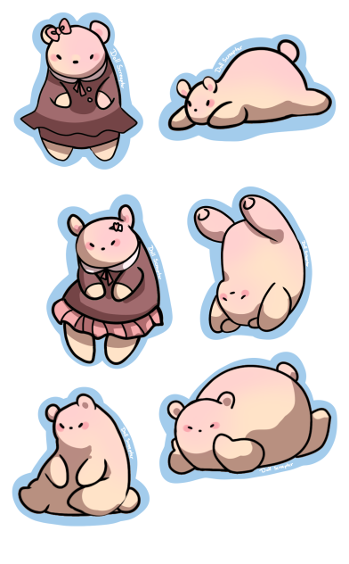 Kuma-chan Stickers