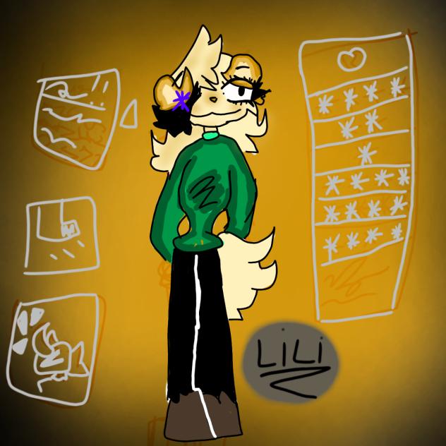Dandy's world (oc) Lili,tonn!!