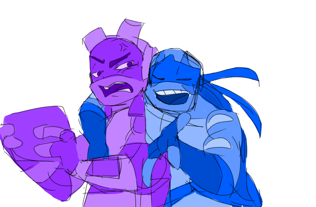 Leo and Donnie doodle