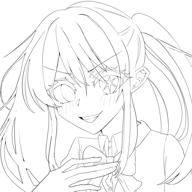 ルビーちゃん！　線画