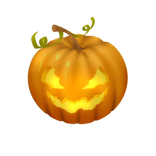 creepy pumpkin