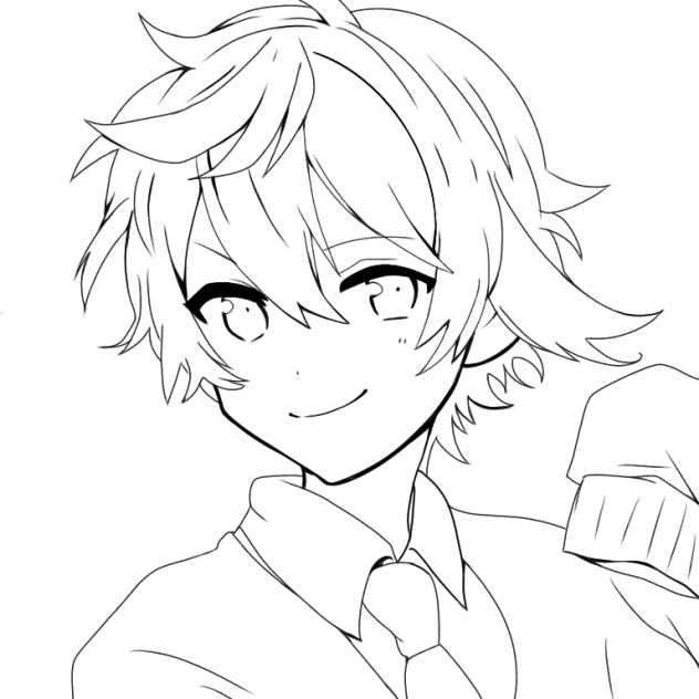 さとみくん　塗り絵