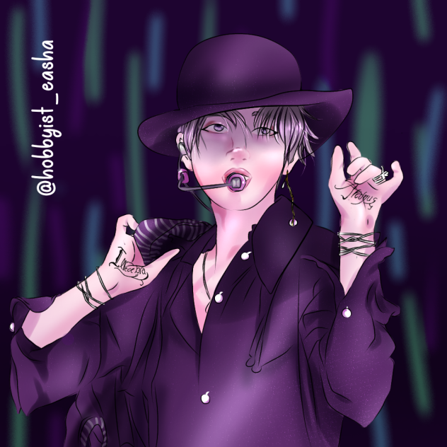 Jimin anime fan-art