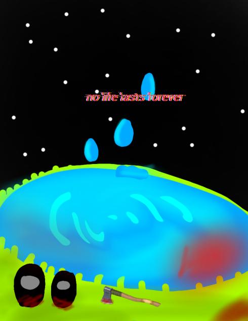 blood stained tears