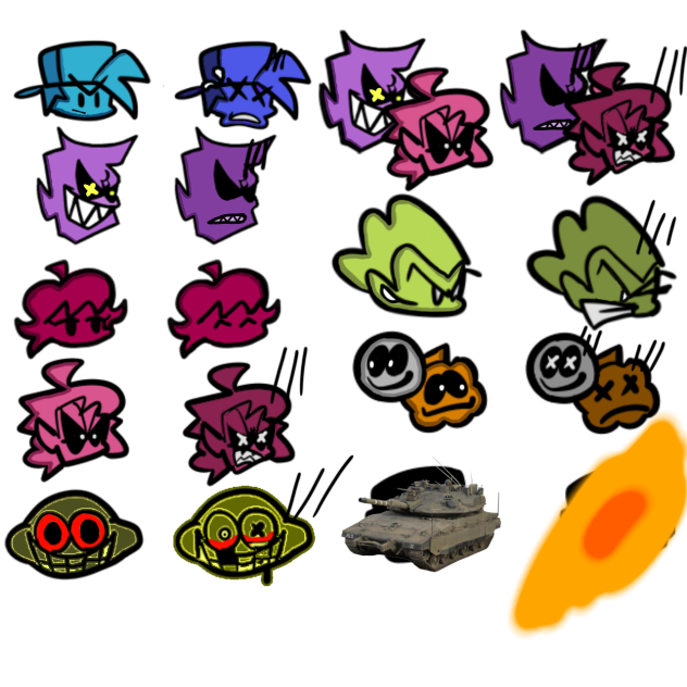 Changed Friday Night Funkin' icons
