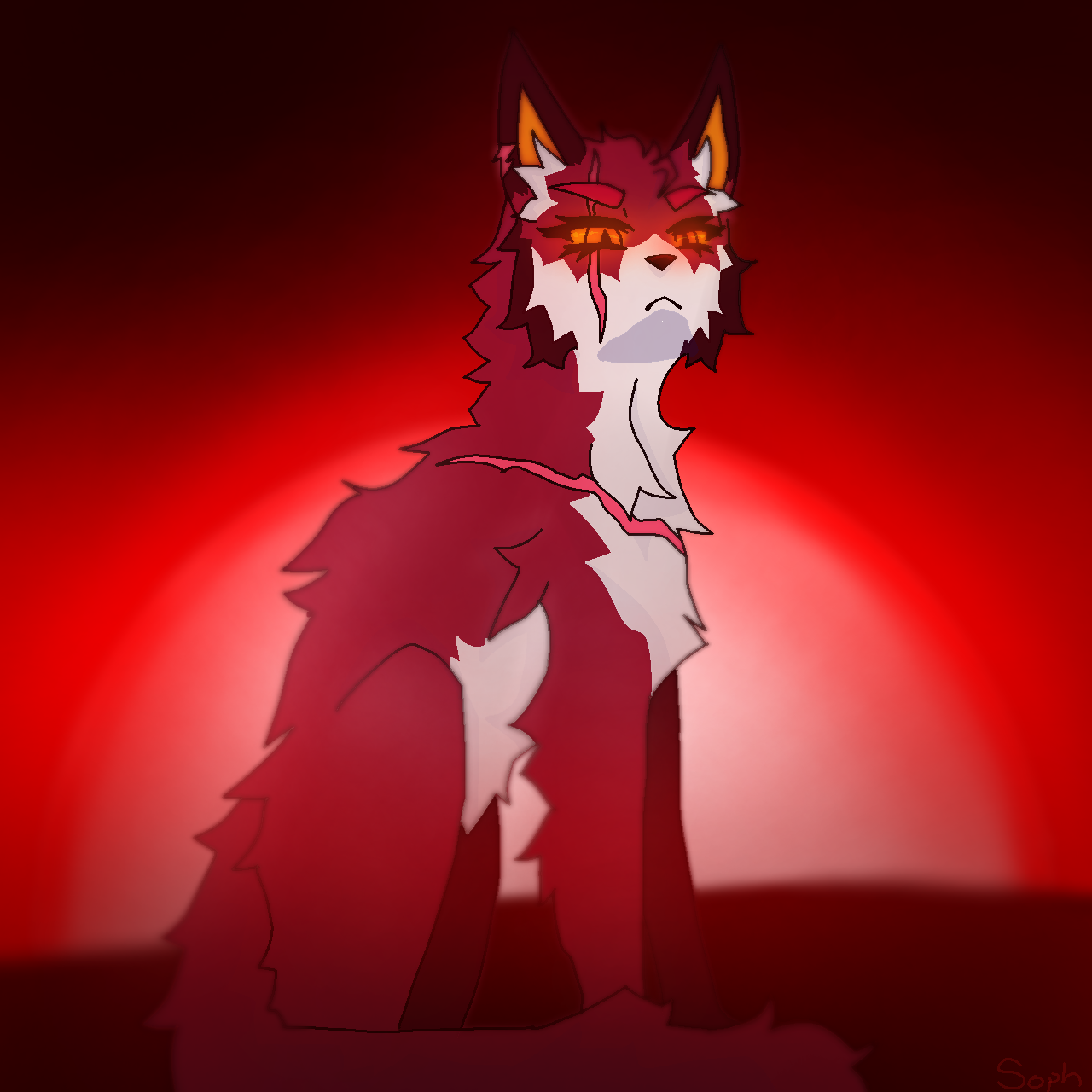 Red Moon - ibisPaint