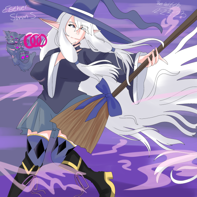 魔女 - OC Drawing (again!)