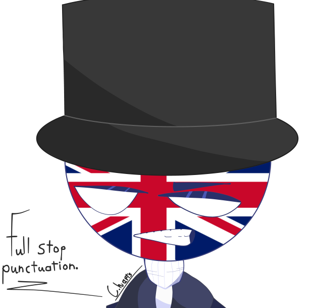 Full stop punctuation.