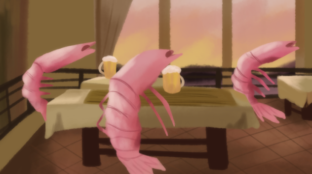 🍺🦐