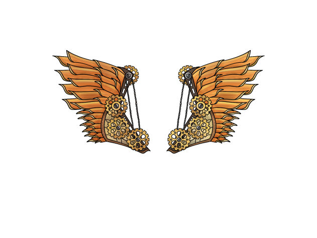 steampunk wings