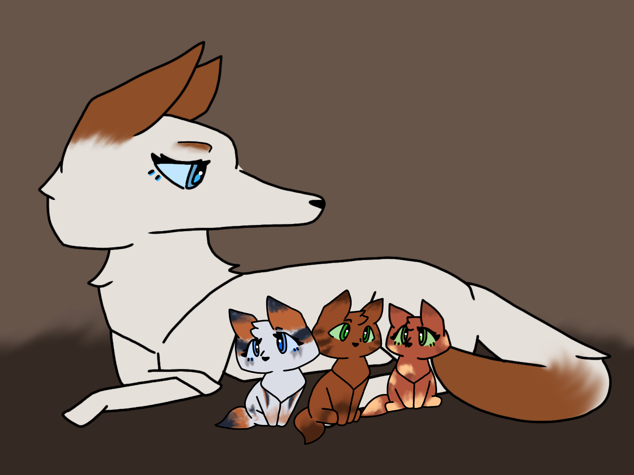 foxes - ibisPaint