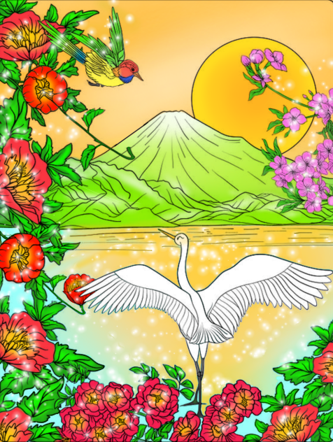 mountain landscape - ibisPaint