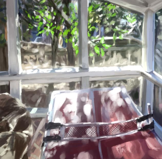 A very sunny day