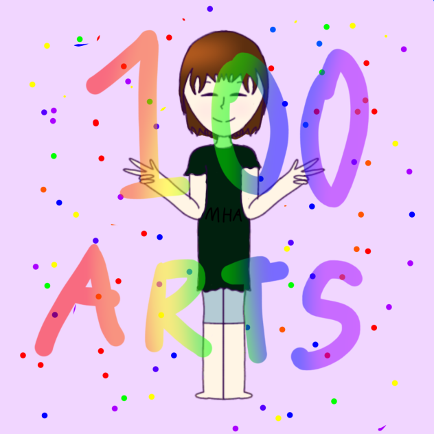 100 posted arts!