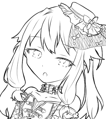 ワンマジ寧々ちゃん　　線画