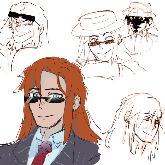 Anti-villain doodles