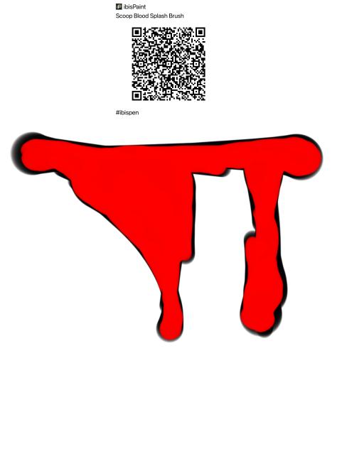 Scoops Blood Splash Brush