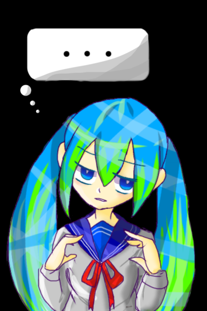 ジト目ミク