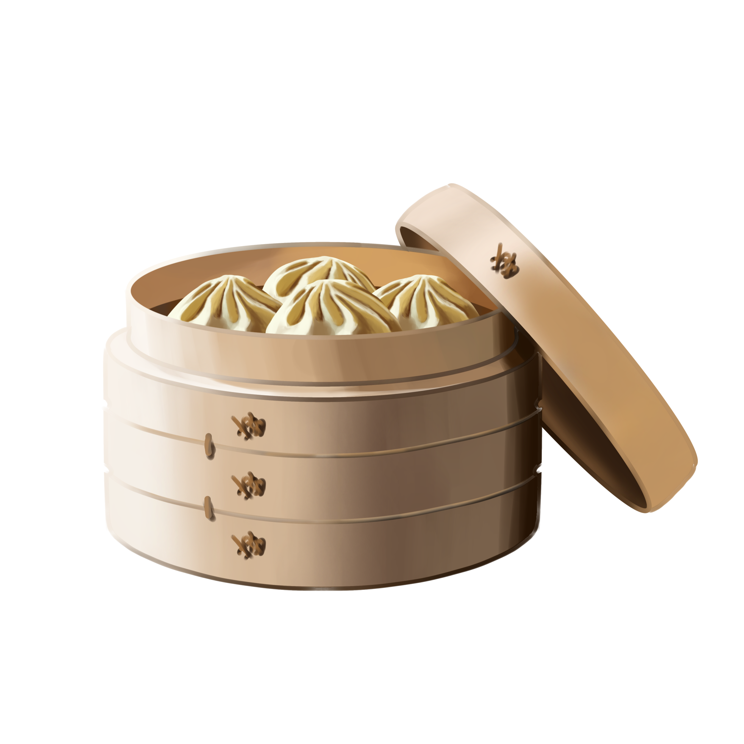 Baozi (Pork Buns) ibisPaint