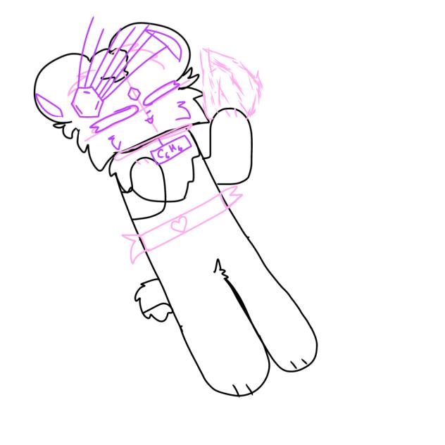 WIP Benzene Hamster (sketch)🐹 ✨ 🧪