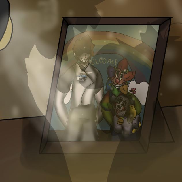 Dandy and his handler (Dandy's world)