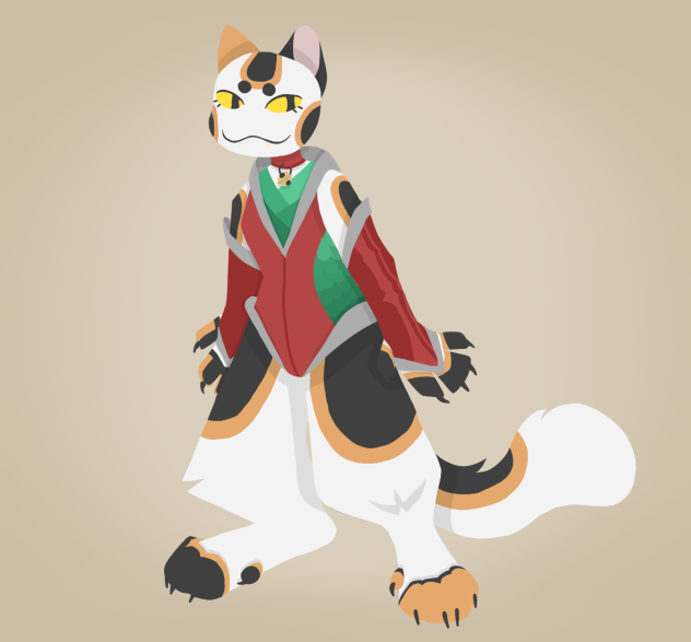 lucky cat lookin aah