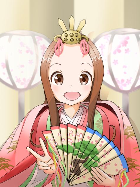 ちょっとだけひな祭りっぽい高木さん