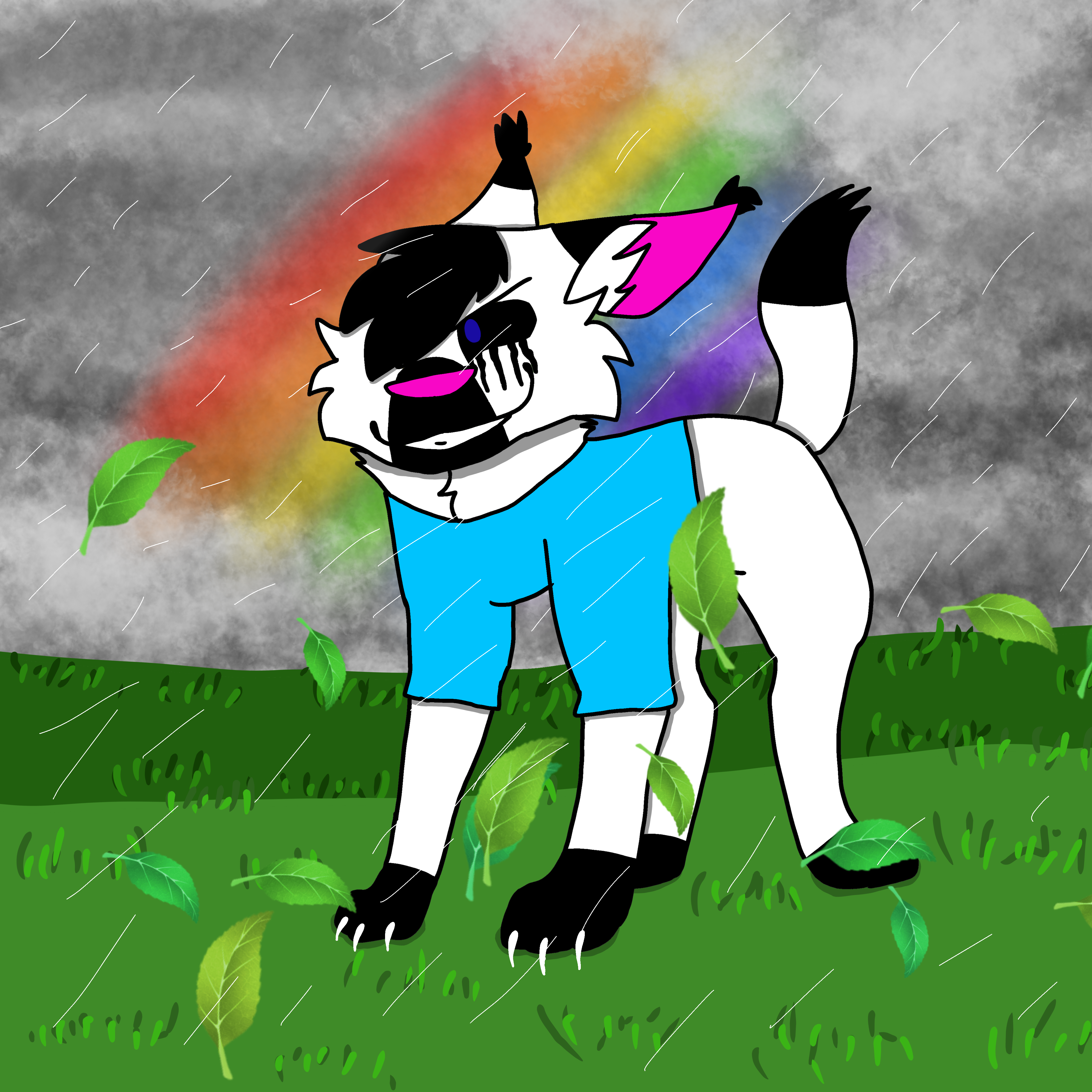 gift for cream the elemental kitsune Fox - ibisPaint