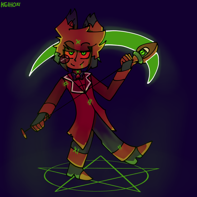 alastor with scythe