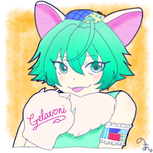 ジェラトーニ擬人化 Ibispaint