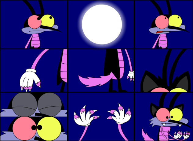 Joey Turns Into a Wereroach Comic