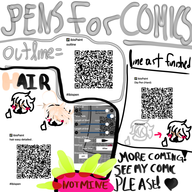 Pens for comics!! Check out mine please!