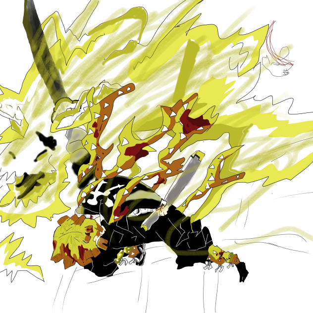 화뢰신 flaming thunder god 귀멸의칼날demonslaver