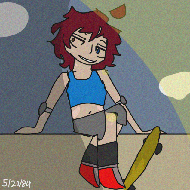 Holly Smith but at skate park