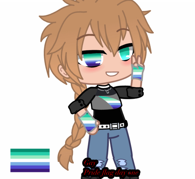 Day one of pride month-gay flag