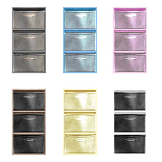 カラーボックス　箱あり