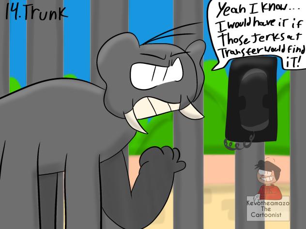 Inktober 2025 day 14 trunk