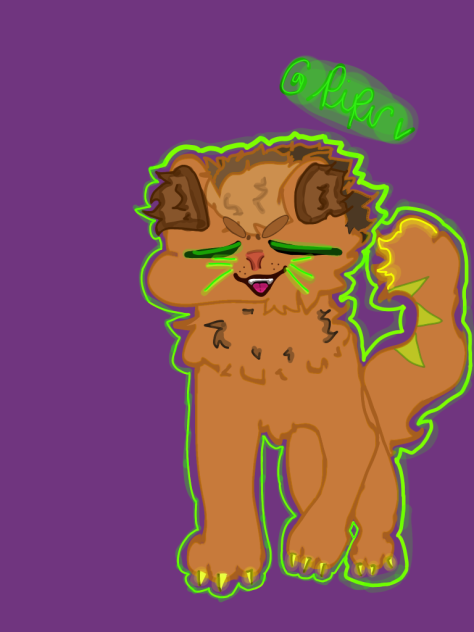 Animal with neon toes! 🌈💡😵‍💫⚡️