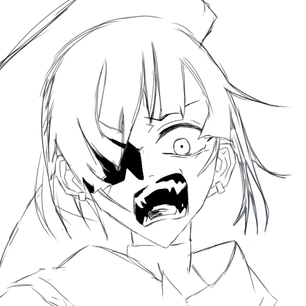 ／うっ／せ／ぇわ／描こうとしたけど諦めた