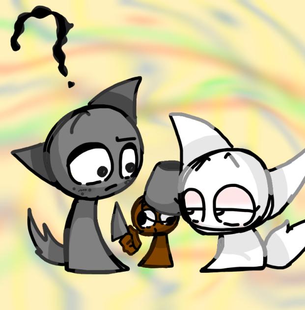 Gray and wenda #sprunki#gray#wenda#balde