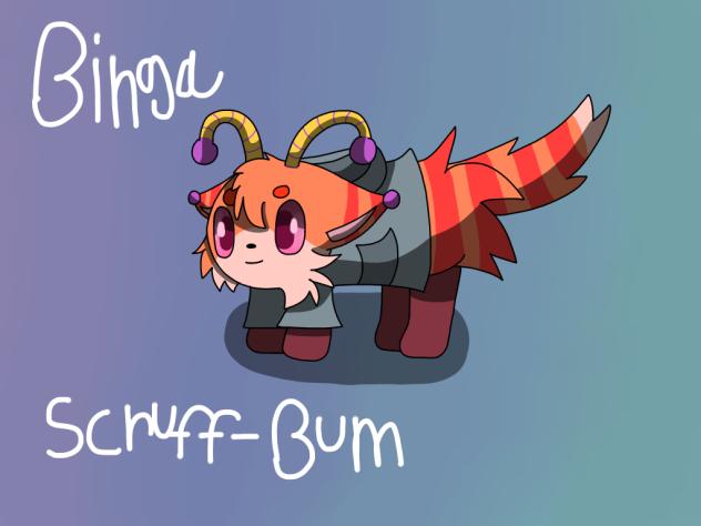 Scruff-Bum, remake, Binga.