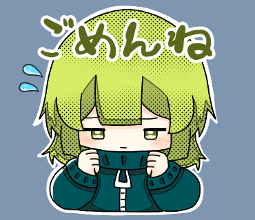 LINEスタンプ風イラスト　　（ 1