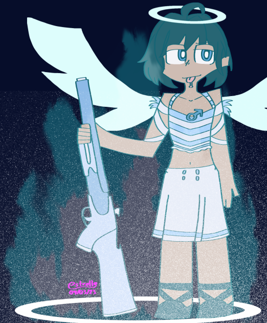 Angel with a shotgun