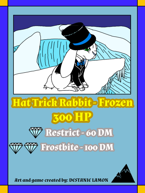 CC&M HAT TRICK RABBIT-FROZEN