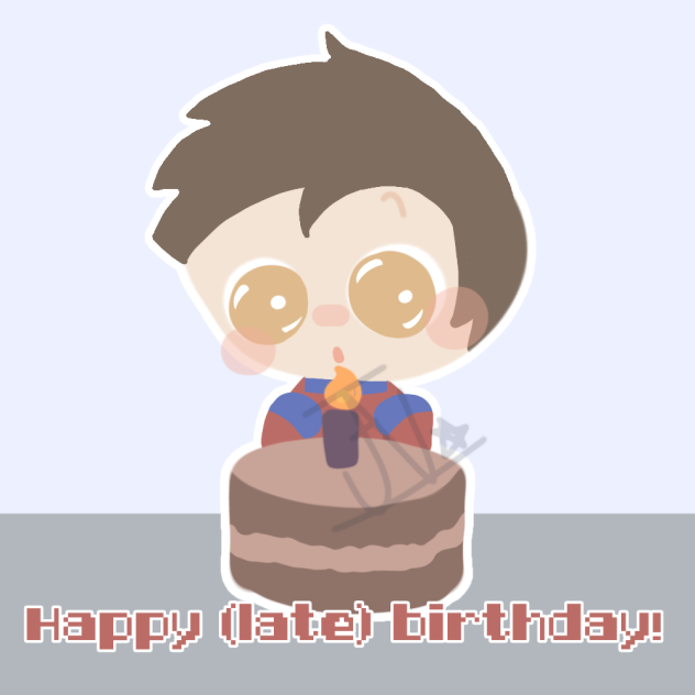 i forgot that it was clyde bday.