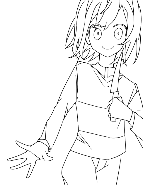 無題1401 線画